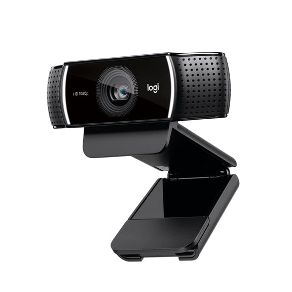 Logitech Pro Stream WebCam, 30 fps at 1080p, Autofocus, Omni-directional microphones, Black