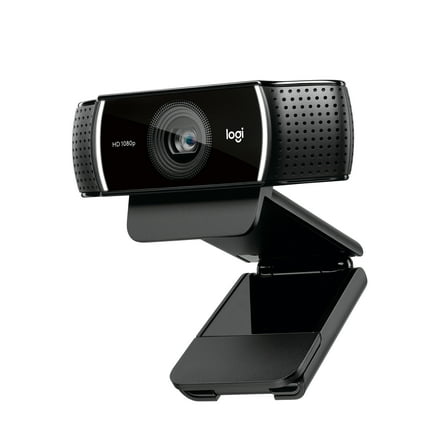 Logitech Pro Stream WebCam, 30 fps at 1080p, Autofocus, Omni-directional microphones, Black