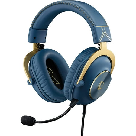 Logitech - G PRO X Wired 7.1 Surround Sound Over-the-Ear Gaming Headset for Windows - League of Legends Edition, Blue
