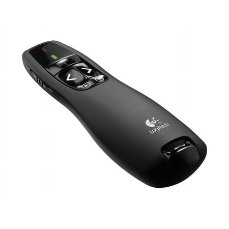 Logitech - R400 Presenter Remote Control - Black