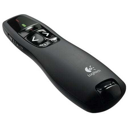 Logitech - R400 Presenter Remote Control - Black