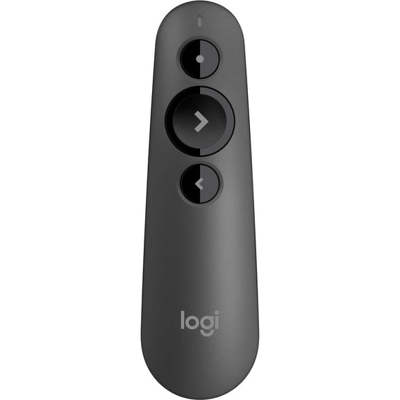 Logitech R500 - Presentation remote control - 3 buttons - graphite