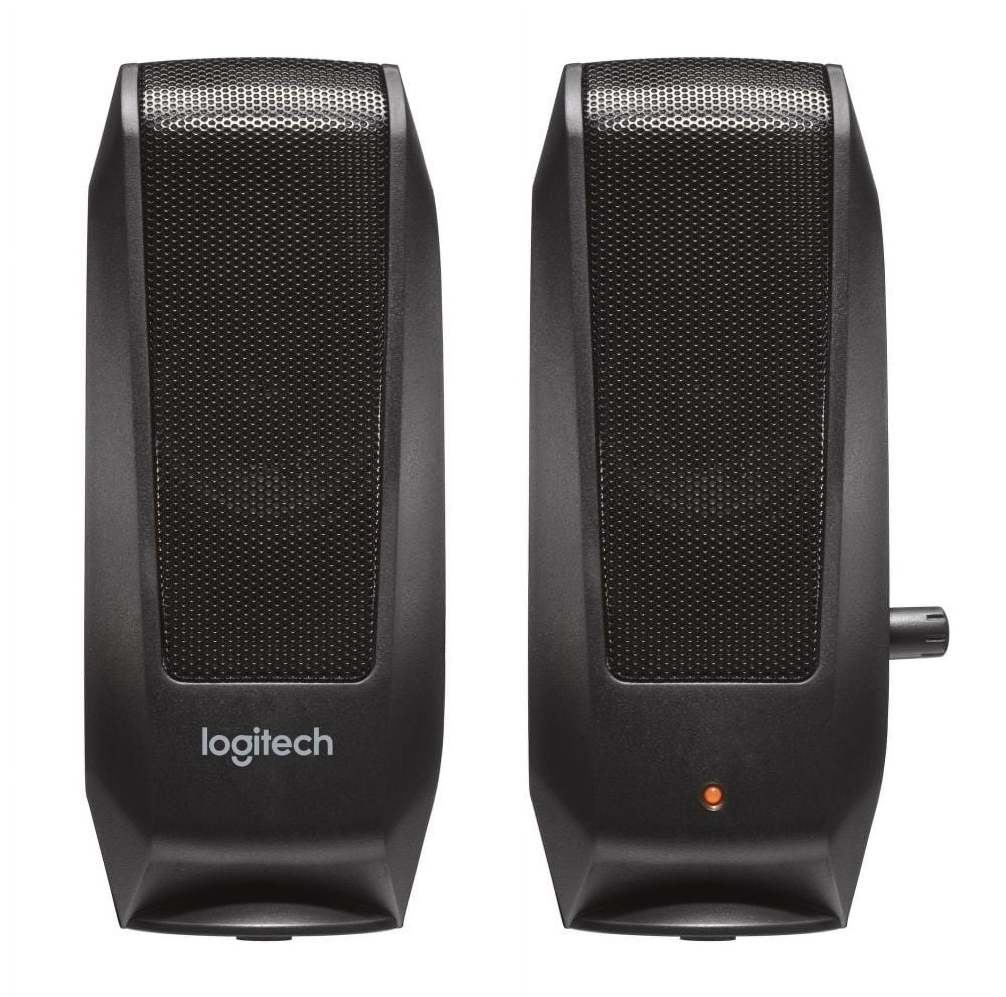 Logitech S120 Desktop Speaker System, Black - image 1 of 3