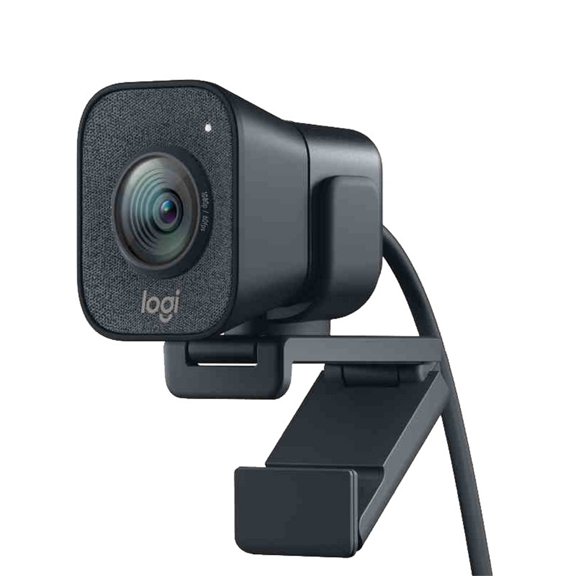 Logitech STREAM CAM Wired HD Webcam, 60 fps /1080p Live Streaming Camera, Auto Light Correction, Auto Focus, Black and white