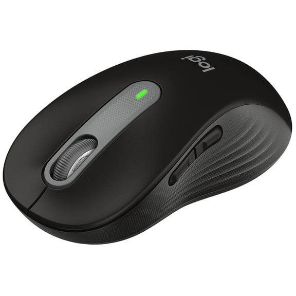 Logitech Signature M650 L Full Size Wireless Mouse - for Large Sized Hands, 2-Year Battery, Silent Clicks, Customizable Side Buttons, Bluetooth, for PC/Mac/Multi-Device/Chromebook - Black