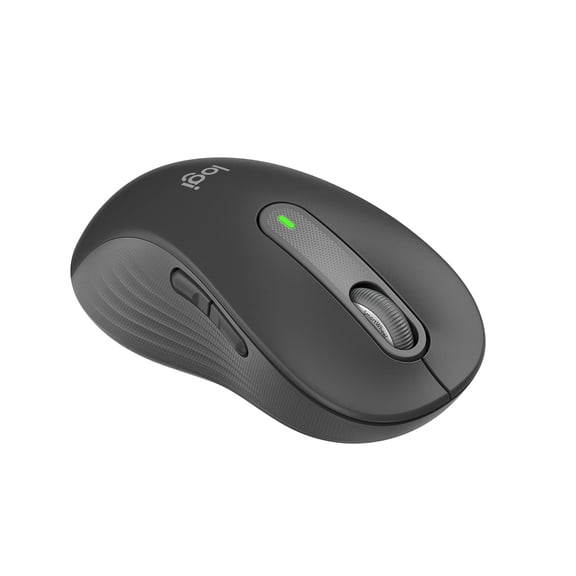 Logitech Signature M650 L Left Handed Wireless Mouse - for Left Handed with Large Hands, 2 Year Battery, Customizable Side Buttons, Bluetooth, for PC/Mac/Multiple Devices/Chromebook - Grey