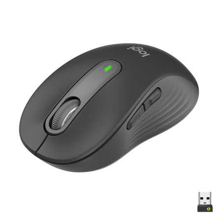 Logitech - Signature M650 Wireless Mouse with Silent Clicks - Graphite