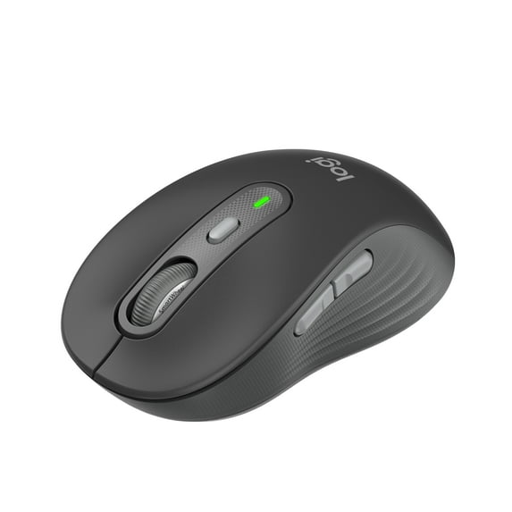 Logitech Signature Plus M750 Wireless Mouse - For Small To Medium Sized Hands, SmartWheel Scrolling, Bluetooth Connectivity, Multi Device, 24-Month Battery, Silent Clicks, Graphite