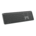 thumbnail image 1 of Logitech Signature Slim K950 Wireless Keyboard, Sleek Design, Switch Typing Between Devices, Quiet Typing, Bluetooth, Multi-OS, Windows, Mac, Chrome - Graphite, 1 of 13