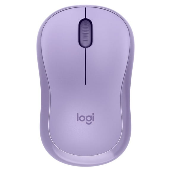 Logitech Silent Wireless Mouse, 2.4 GHz with USB Receiver, Ambidextrous, Lavender, Walmart Exclusive