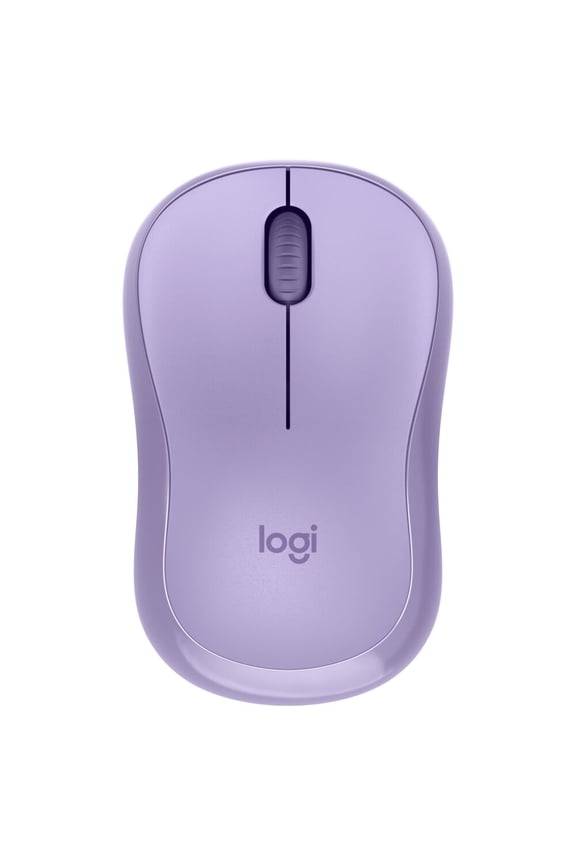 Silent Wireless Mouse, 2.4 GHz with USB Receiver, Ambidextrous, Lavender, Walmart Exclusive