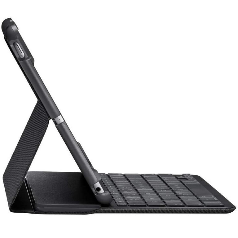 mynte tage Kom op Logitech Slim Folio with Integrated Bluetooth Keyboard for iPad (5th and  6th generation), Black - Walmart.com
