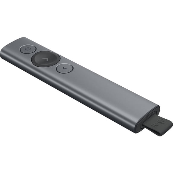 Logitech Spotlight - Presentation - 3 Buttons - Slate