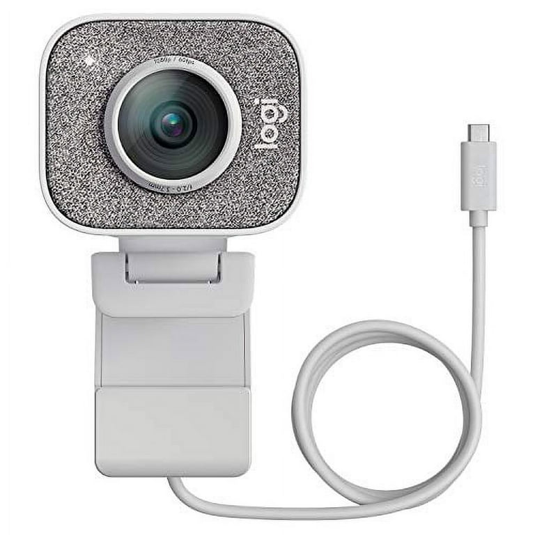 Logitech StreamCam, 1080P HD 60fps Streaming Webcam with USB-C and Built-in  Microphone, White 