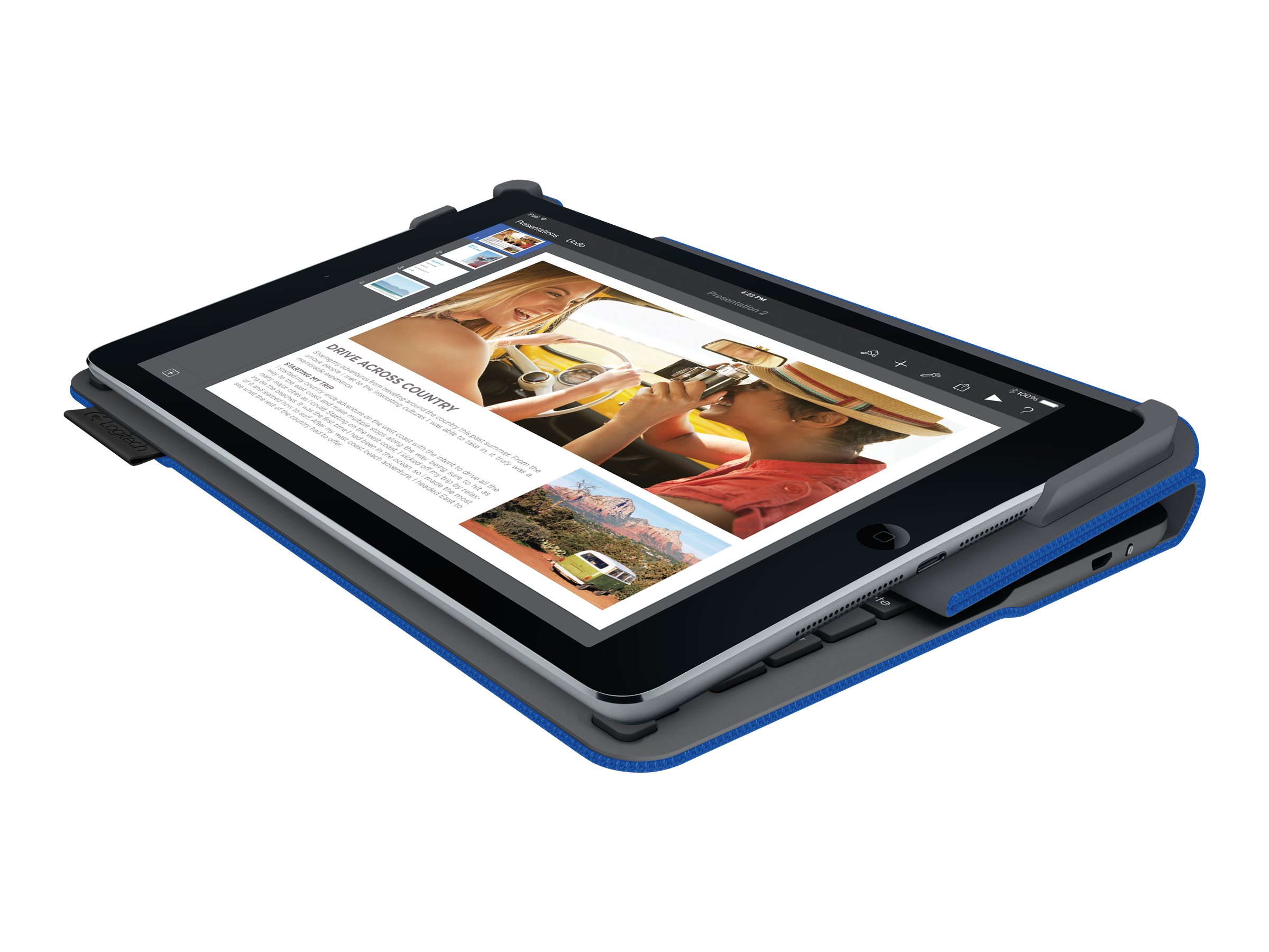 Logitech Type+ Protective Case with Integrated Keyboard for iPad Air 2