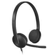 Logitech H340 USB Headset in Black for Internet Calls and Music - 981-000507