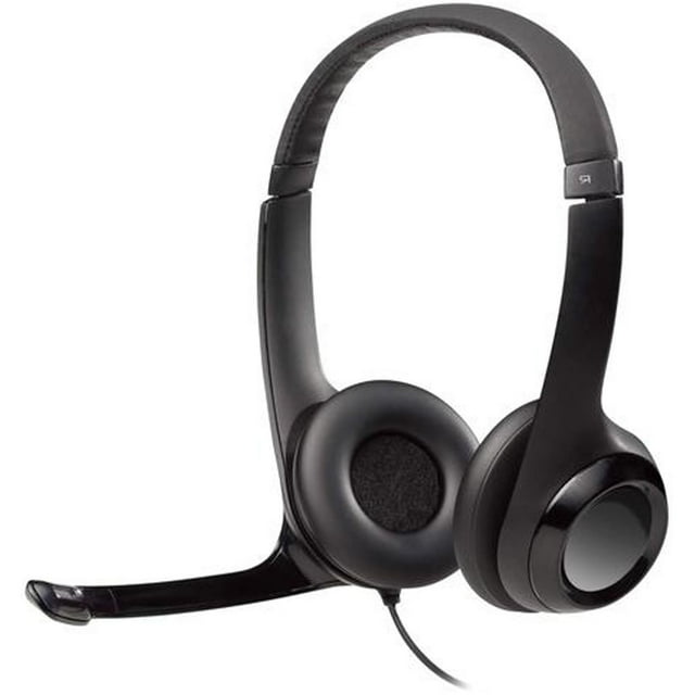 Logitech Wired USB Headset H390 with Noise Cancelling Microphone and ...