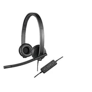 Logitech USB Headset H570e Stereo - Black