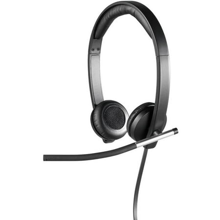 Logitech H650e USB Stereo Headset with Noise-Cancelling Microphone and In-Line Control