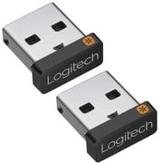 Logitech USB Unifying Receiver Dongle for Mouse & Keyboard 910-005235 2 Pack