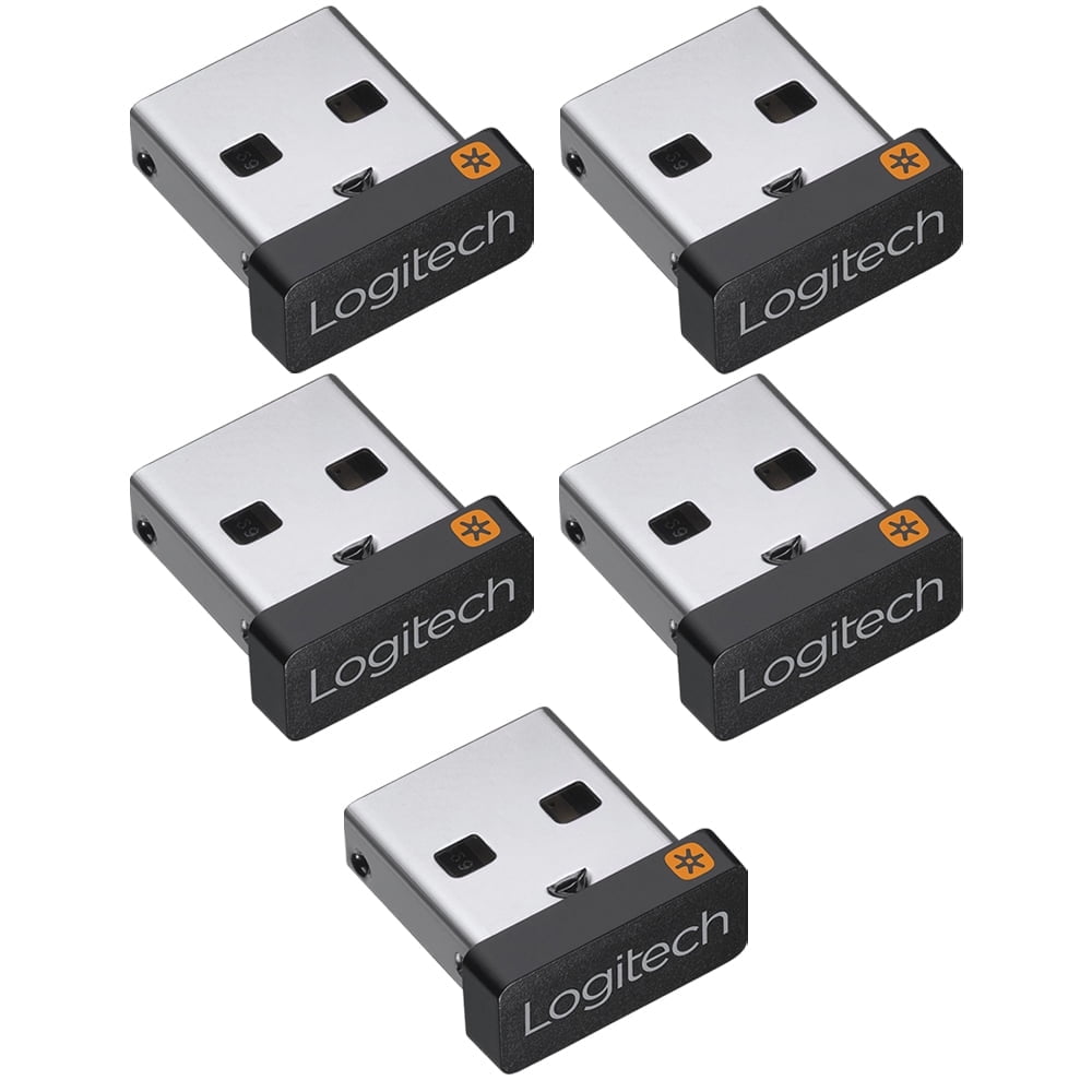 Logicool USB UNIFYING RECEIVER 5個セット Logitech USB Unifying Receiver Dongle, Wireless 2.4 GHz, 5 Pack