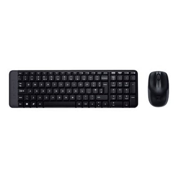Logitech Wireless Keyboard & Mouse Combo, MK220, Black, USB Receiver,