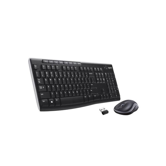 Logitech Wireless Combo MK270 - Keyboard and Mouse Set - 2.4 GHz - French