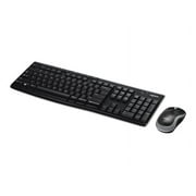 Logitech MK270 Wireless Keyboard and Mouse Bundle with Waverest Gel Wrist Pad and Gel Mouse Pad