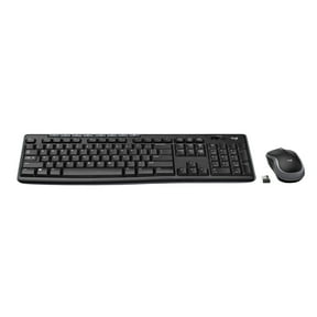 Logitech Wireless Keyboard and Mouse Combo for Windows, 2.4 GHz Wireless, 8 Multimedia and Shortcut Keys, Walmart Exclusive