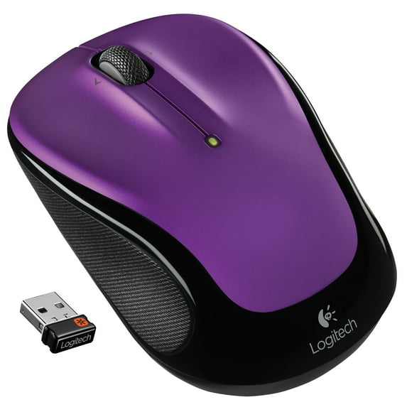 Logitech Wireless Mouse M325 Web Scrolling Wireless Optical USB Singular, Vivid violet