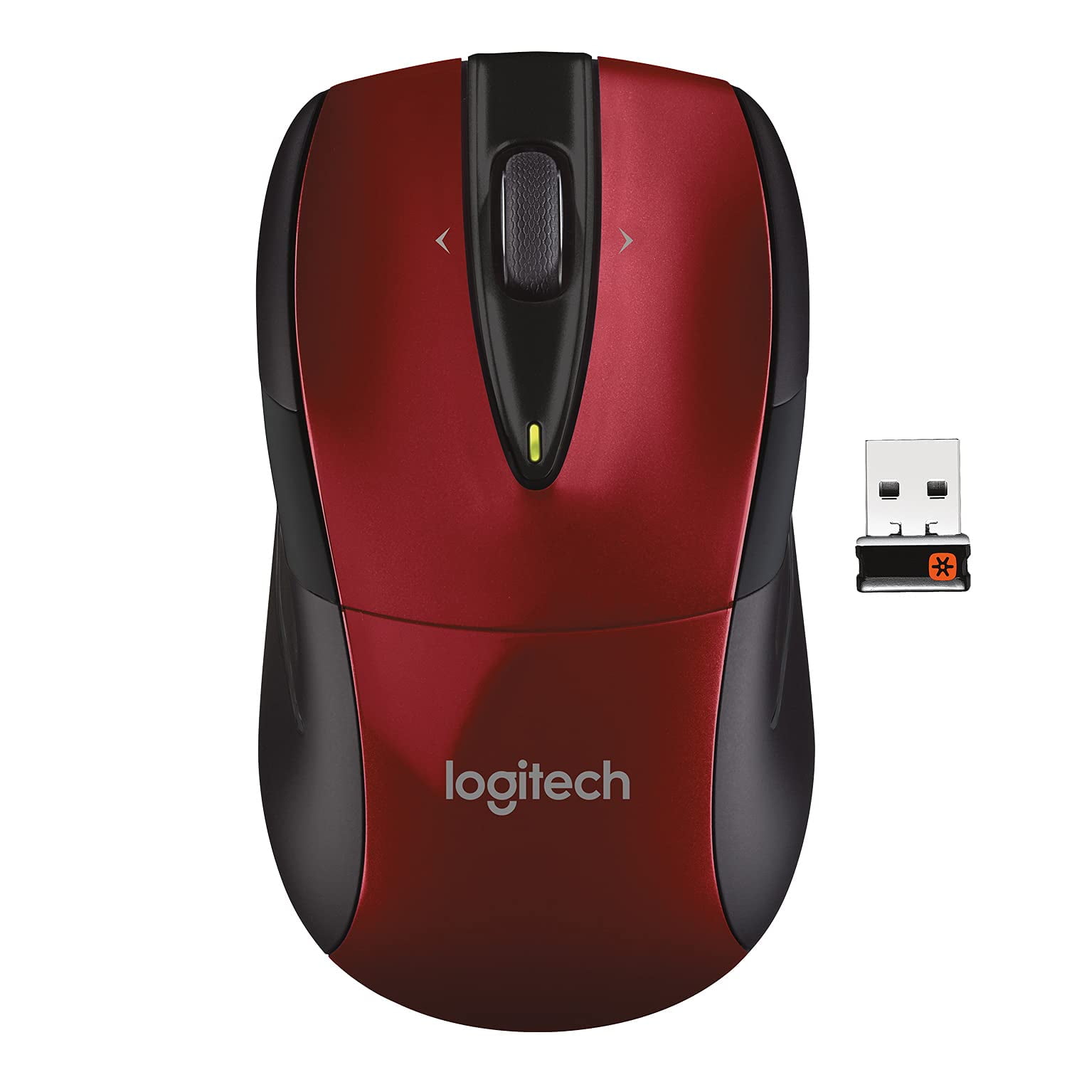 Logitech Wireless Mouse M525 - Red/Black - Walmart.com