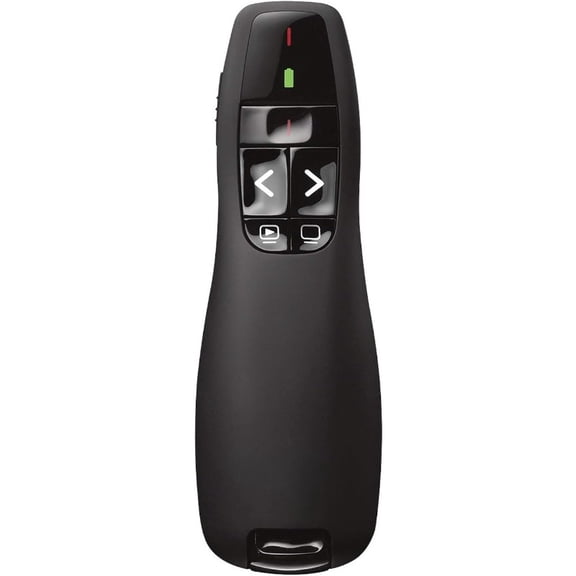 Logitech Wireless Presenter R400, USB-A PowerPoint Clicker with Laser Pointer, Wireless Presentation Clicker Remote