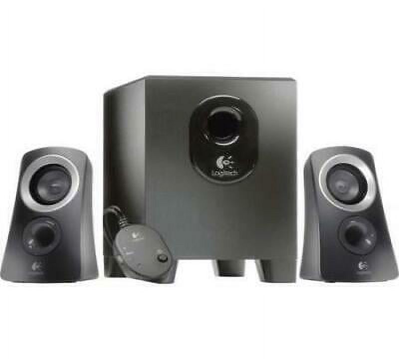 Logitech Z313 2.1 Speaker System - 25 W RMS - Black (980000382) - image 1 of 1