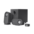 thumbnail image 1 of Logitech Z407 USB Bluetooth 2.1 Channel Computer Speakers Set with 2 x Satellite Speakers, Subwoofer, 3.5 mm Cable, User Documentation, Black, 1 Pack, 1 of 4