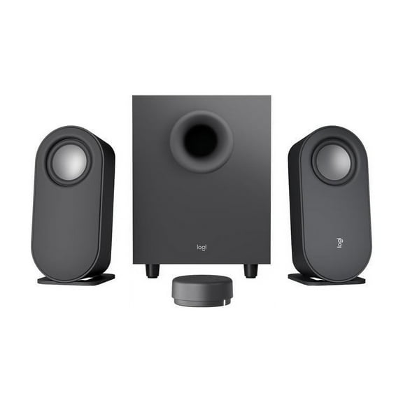 Logitech Z407 Bluetooth Computer Speakers with Subwoofer and Wireless Control, Immersive Sound, Premium Audio with Multiple Inputs, USB Speakers
