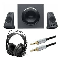 Logitech Z625 Powerful THX Sound 2.1 Speaker System w/ Headphones & Audio Cable