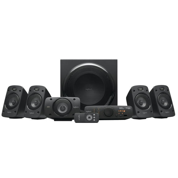 Logitech Z906 5.1-Channel 500W Dolby Surround Subwoofer, Black