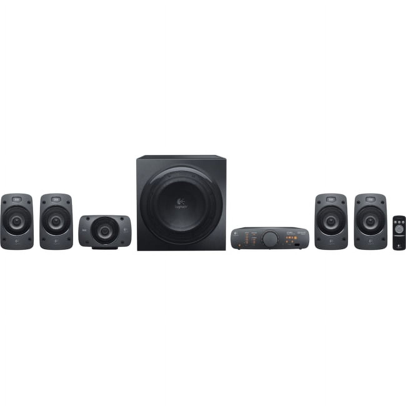 Logitech Z906 5.1 Speaker System - 500 W RMS - DTS, Dolby Digital, 3D Sound  - iPod Supported 