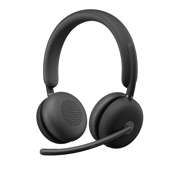 Logitech Zone 950 Premium Noise Canceling Headset with Hybrid ANC, Bluetooth, USB-C, USB-A, Certified for Zoom, Google Meet, Google Voice, Fast Pair, Graphite