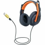 Logitech Zone Learn On-Ear Wired Headsets for Learners, Comfortable and Adjustable fit for Kids, Replaceable Accessories, Mic, USB-C for Windows/macOS/iPadOS/Android/Mobile