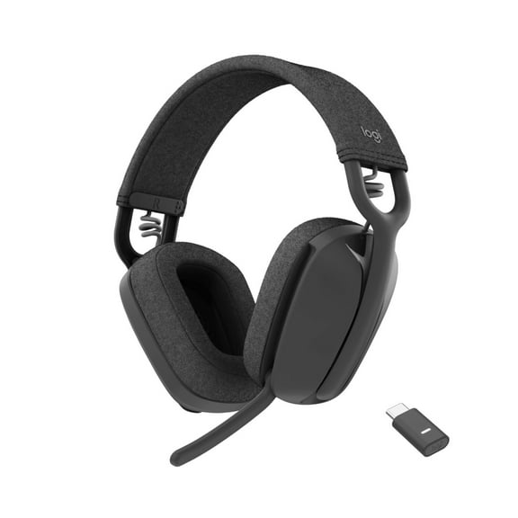 Logitech Zone Vibe Wireless Teams Headset, Graphite, Graphite