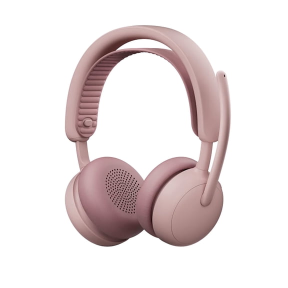Logitech Zone Wireless 2 ES Active Noise Cancelling Closed-Back On-Ear Stereo Headset, Rose