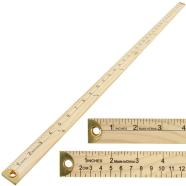 Logix Natural Wood, Fabric 36 inch Yardstick, Measuring Tool
