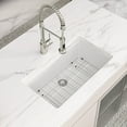 thumbnail image 1 of Logmey 30 x 19 Inch Undermount Quartz Composite Workstation Sink Single Bowl Depth 8 Inch White Kitchen Sink, 1 of 10