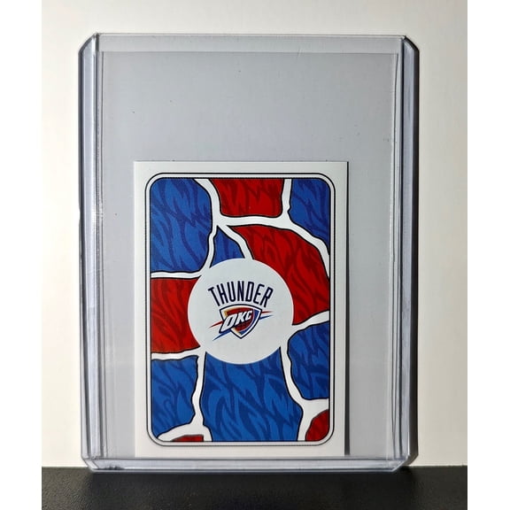 Logo 2024-25 Panini NBA #418 Sticker Card Oklahoma City Thunder