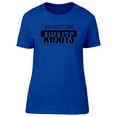 thumbnail image 1 of Logo Adventure Awaits Graphic T-Shirt Women -Image by Shutterstock, Female Small, 1 of 2