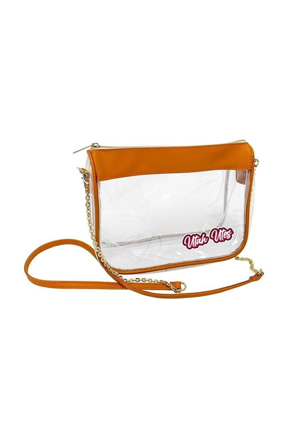 230-658 10.5 x 3.5 x 8 in. Utah Hype Clear Bag