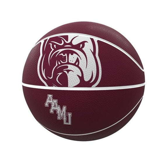 Logo Brands 103-91FR-1 Alabama A&M Mascot Official-Size Rubber Basketball