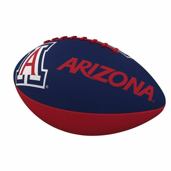 Logo Brands 106-93JR-1 Arizona Combo Logo Junior-Size Rubber Football