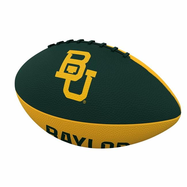 Logo Brands 111-93JR-2 Baylor Pinwheel Junior Size Rubber Football